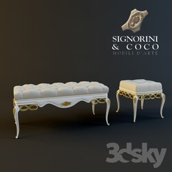 Other soft seating - Bench and poof Signorini _amp_ coco_ Forever 