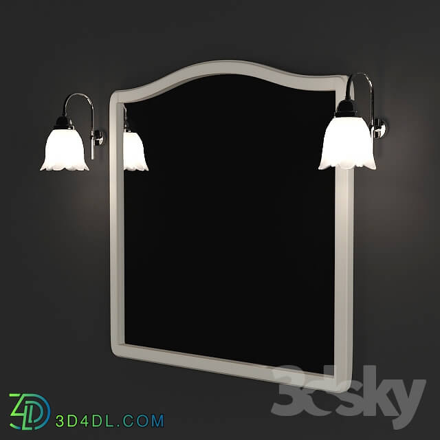 Bathroom furniture - Bathroom mirrors Am.Pm 5 O__39_Clock M25MOX1050SG