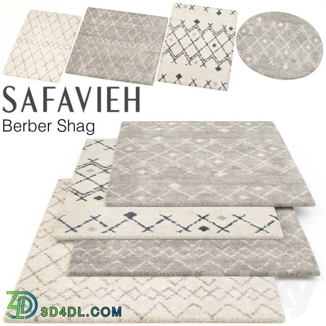 Carpets - SAFAVIEH BERBER SHAG SET