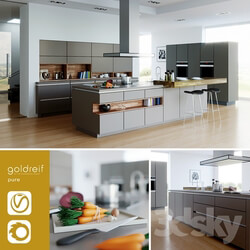 Kitchen - Goldreif by Poggenpohl Pure Kitchen _vray _ corona_ 