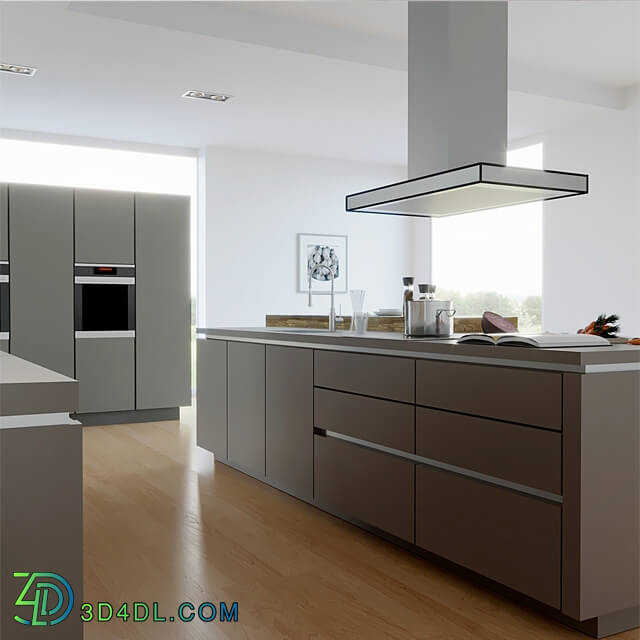 Kitchen - Goldreif by Poggenpohl Pure Kitchen _vray _ corona_