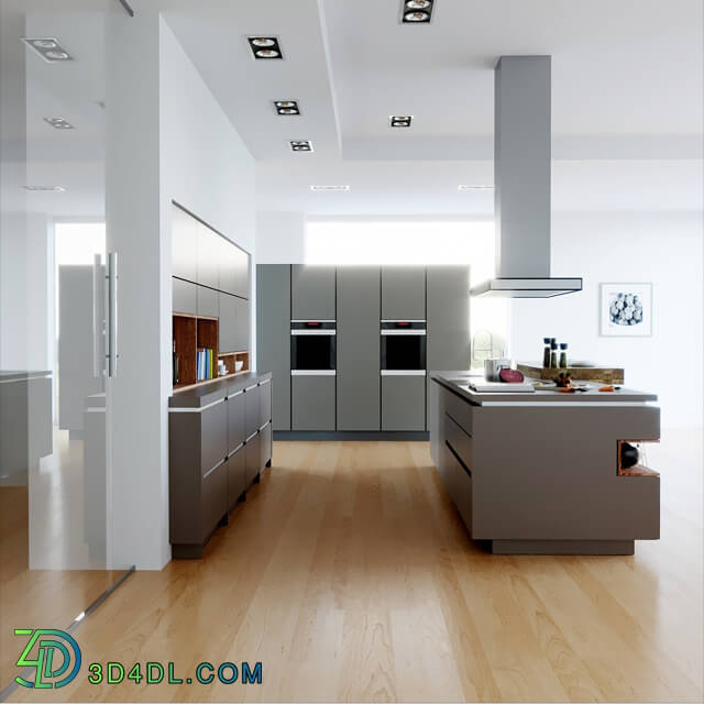 Kitchen - Goldreif by Poggenpohl Pure Kitchen _vray _ corona_