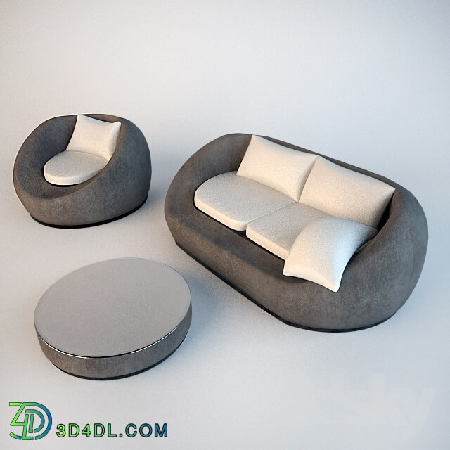 Sofa - Sofa and armchair Paola Lenti