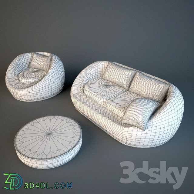 Sofa - Sofa and armchair Paola Lenti