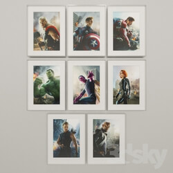 Frame - avengers posters 