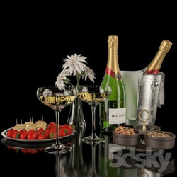 Food and drinks - Bollinger Champagne Set 