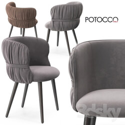 Chair - Potocco Coulisse armchair 