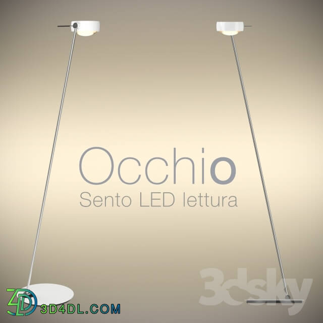 Floor lamp - Occhio floor luminaire sento led lettura 2014