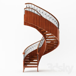 Staircase - wood stair 