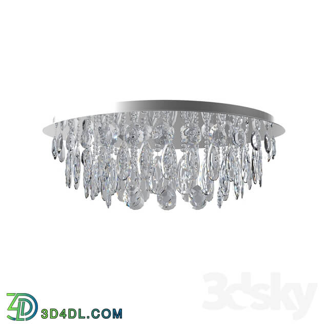 Ceiling light - 93414 Ceiling light fitting CALAONDA_ 10x33W _G9__ 1000x600_ H275_ chrome _ crystal