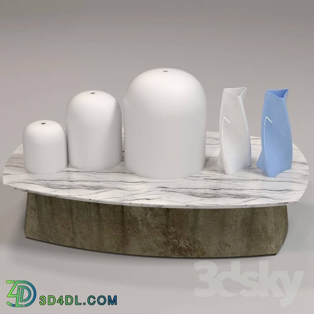 Other decorative objects - Decor vase_ WO _vase__ Fantomes _covering_ _V-Ray_