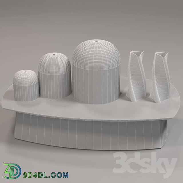 Other decorative objects - Decor vase_ WO _vase__ Fantomes _covering_ _V-Ray_