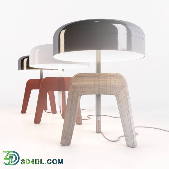 Table lamp - Table Lamp Porada - Pileo Bassa