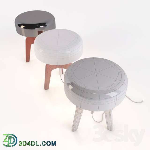 Table lamp - Table Lamp Porada - Pileo Bassa