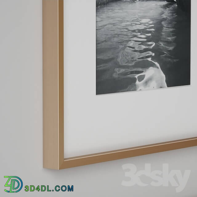 Frame - Gallery brass frames