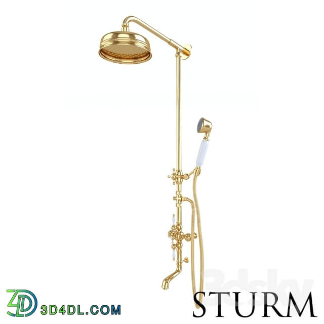 Faucet - Shower Rack STURM Victorian_ color gold