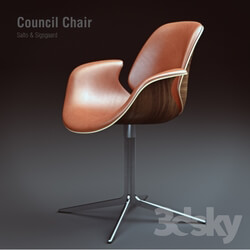 Arm chair - One Collection Council Chair 