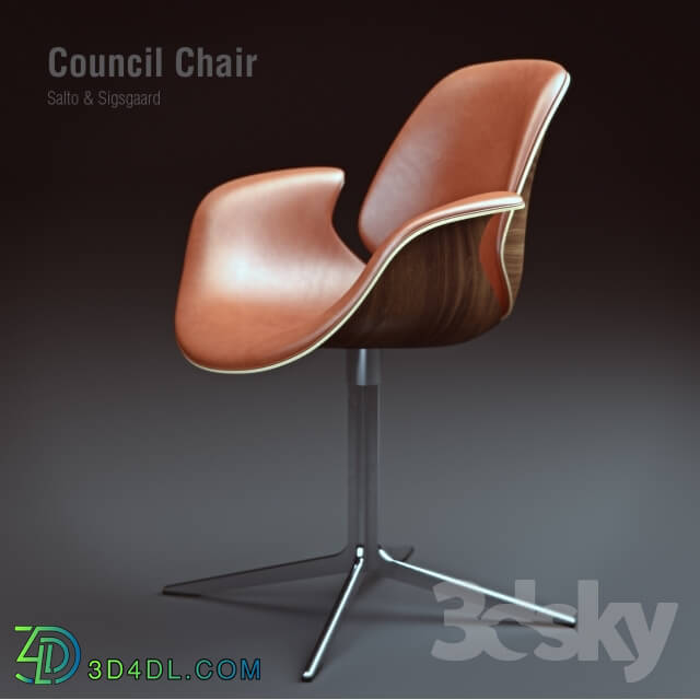 Arm chair - One Collection Council Chair