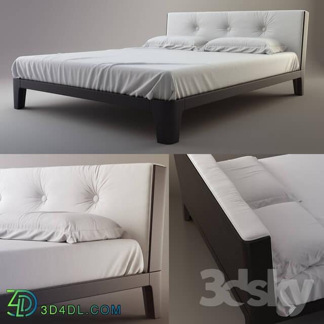 Bed - Moden capitone bed