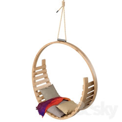 Other architectural elements - Garden Swings Amble Hanging Seat by Tom Raffield 