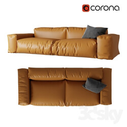 Sofa - Leather sofa 