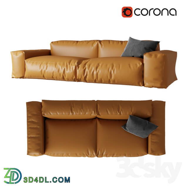 Sofa - Leather sofa