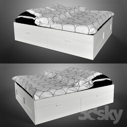 Bed - IKEA _ BRIMNES 
