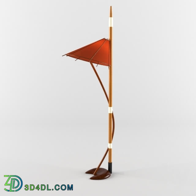 Floor lamp - Pacific Green _ Driftwood Lamp