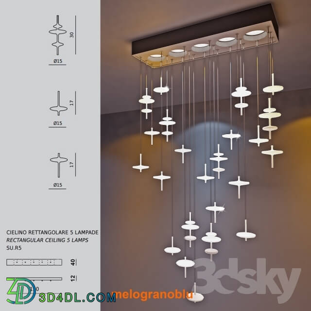 Ceiling light - Lamp gamma