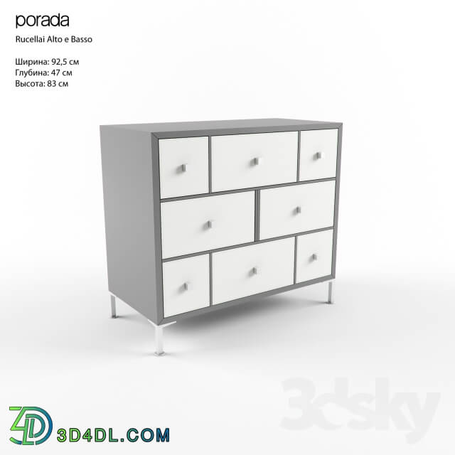 Sideboard _ Chest of drawer - Porada Rucellai Sideboard