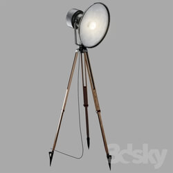 Floor lamp - Spotlight on a tripod 