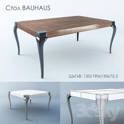 Table - Dining table Bauhaus 
