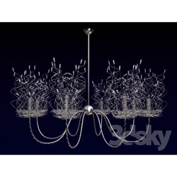 Ceiling light - Chandelier with Quills__ 