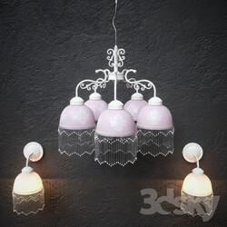 Ceiling light - Chandelier and sconces Perlina from Arte Lamp 