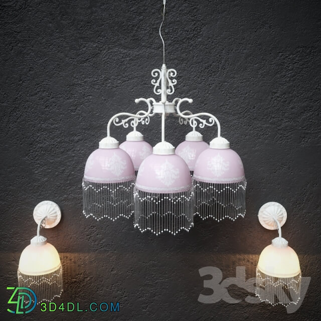 Ceiling light - Chandelier and sconces Perlina from Arte Lamp