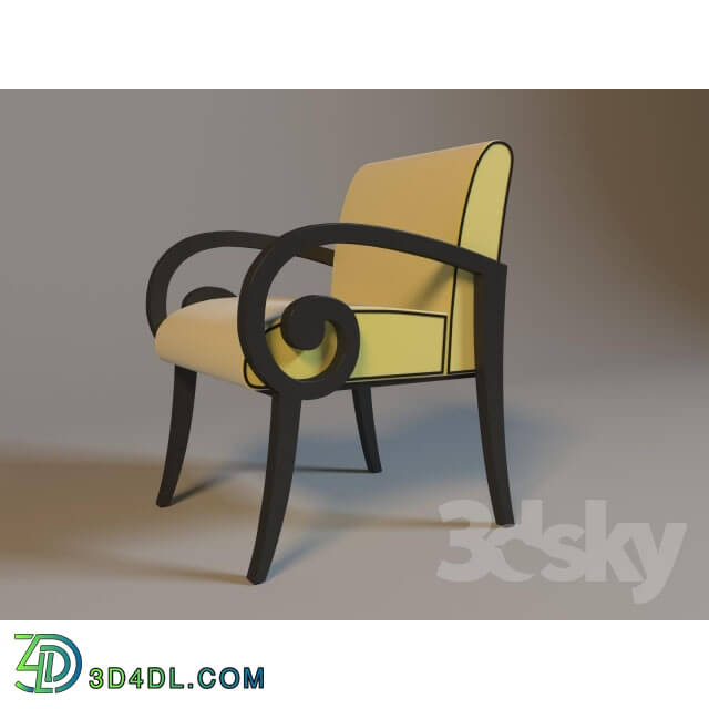 Arm chair - the yellow chair formerin
