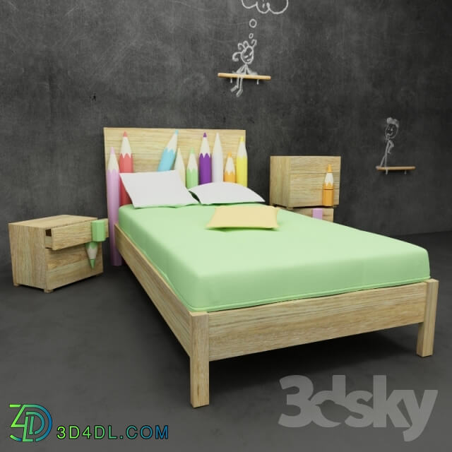 Bed - Italian furniture Nature Design