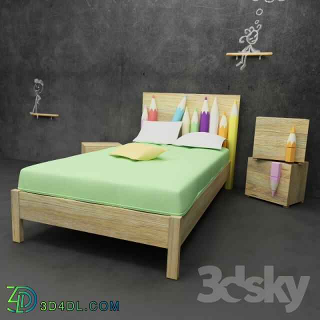 Bed - Italian furniture Nature Design