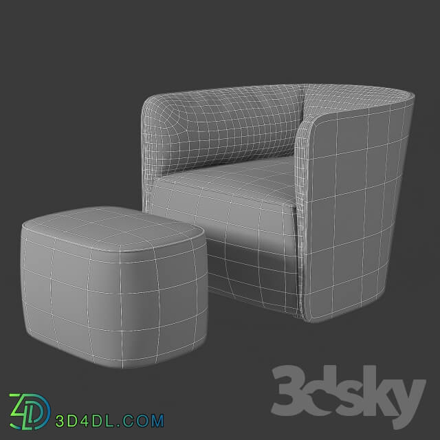 Arm chair - Flou SOFTWING