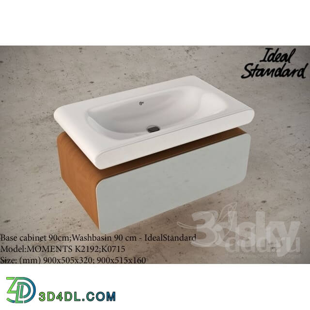 Wash basin - Ideal Standard - Moments  K2192_K0715