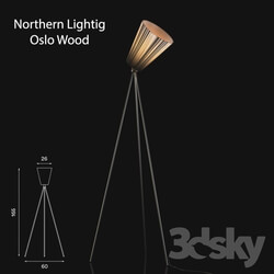 Floor lamp - Northern Lightig-Oslo Wood 