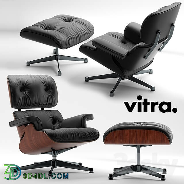 Arm chair - Armchair Vitra Lounge Chair
