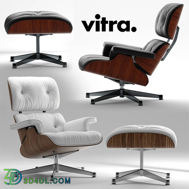 Arm chair - Armchair Vitra Lounge Chair