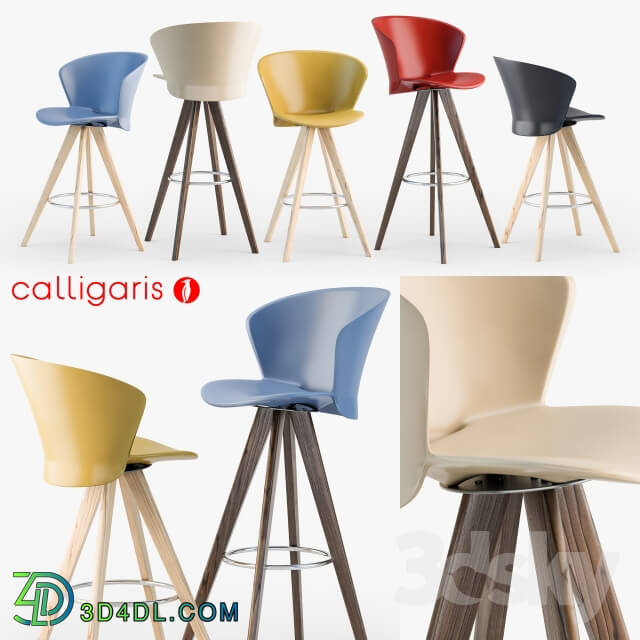 Chair - Calligaris Bahia w stool