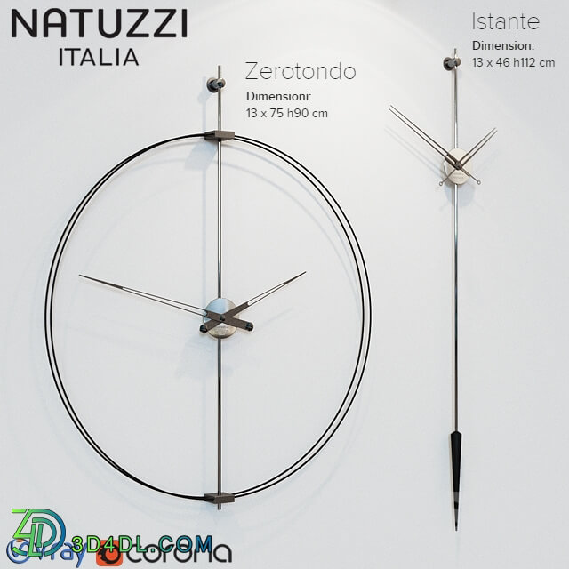 Other decorative objects - Natuzzi clock