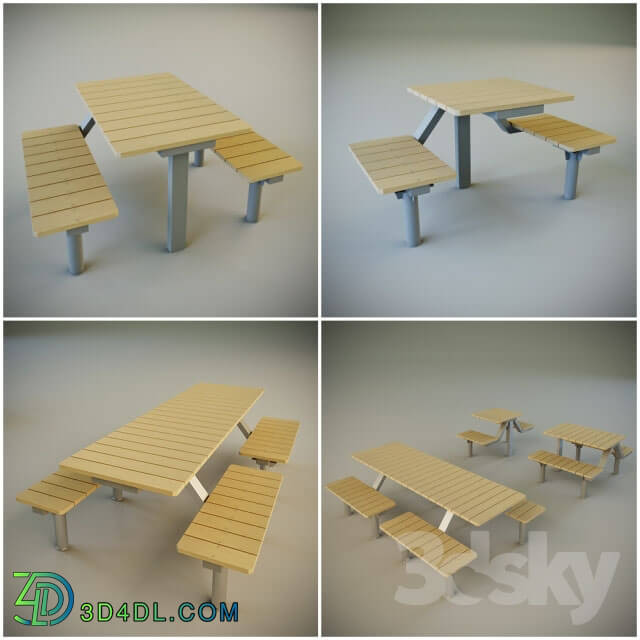 Table _ Chair - Tables for summer cafe