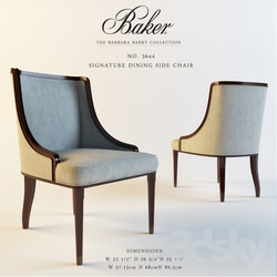 Chair - Baker 3644 SIGNATURE DINING ARM CHAIR 