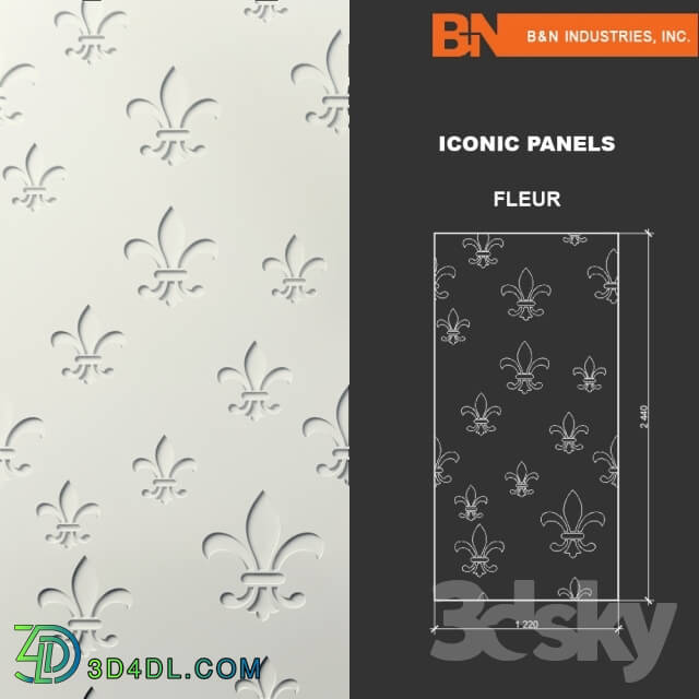 Other decorative objects - ICONIC PANELS _ FLEUR