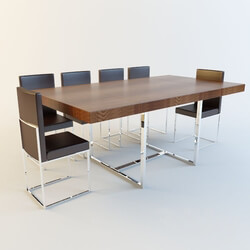 Office furniture - Table and chairs 