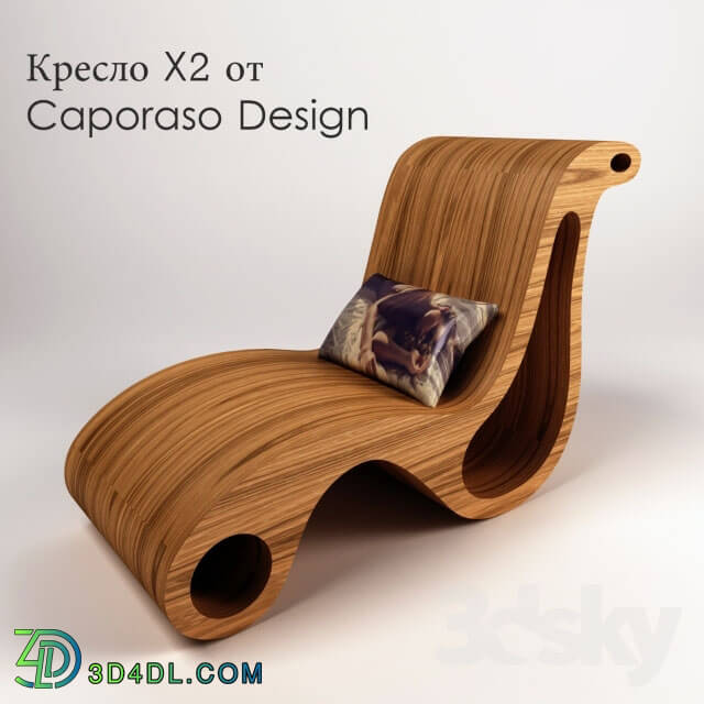 Arm chair - Armchair X2 by Caporaso Design.